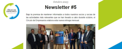 Envío de nuestra newsletter mensual para informar a los socios