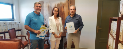 Encuentro entre el CET y la concejala de Comercio de Torremolinos, Isabel Vargas