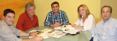 Reunión del CET con los representantes de Izquierda Unida en Torremolinos